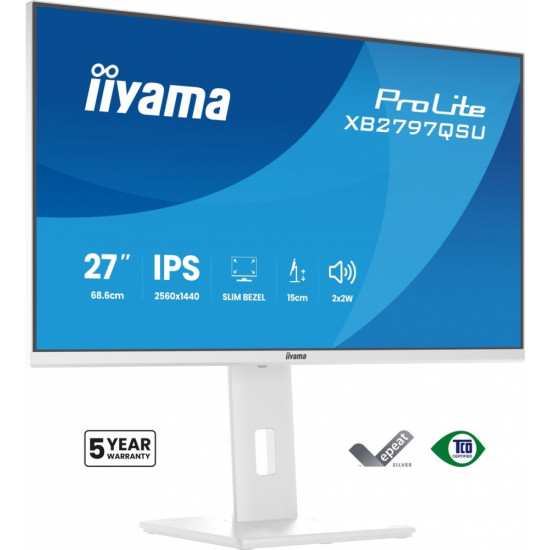 Monitor 27 cali XB2797QSU-W1 IPS, QHD, 2xHDMI, DP, 350cd, 75Hz, 1000:1, USB HUB x4