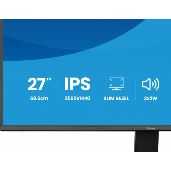 Monitor 27 cali X2791QS-B1 IPS, QHD, 120Hz, HDMI, DP, 2xUSB, 1500:1, 350cd, 2x2W, cienka ramka z 4 stron