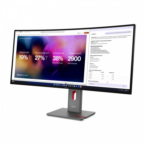 Monitor 39.7 cala ThinkVision P40WD-40 64B4YAT1EU
