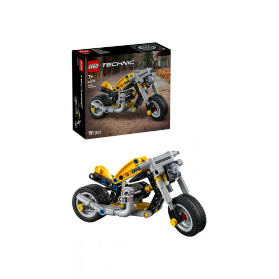 Klocki Technic 42225 Żółty motocykl 