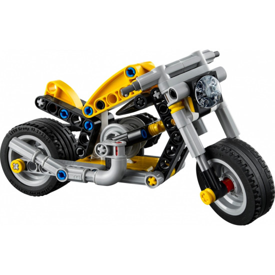 Klocki Technic 42225 Żółty motocykl 