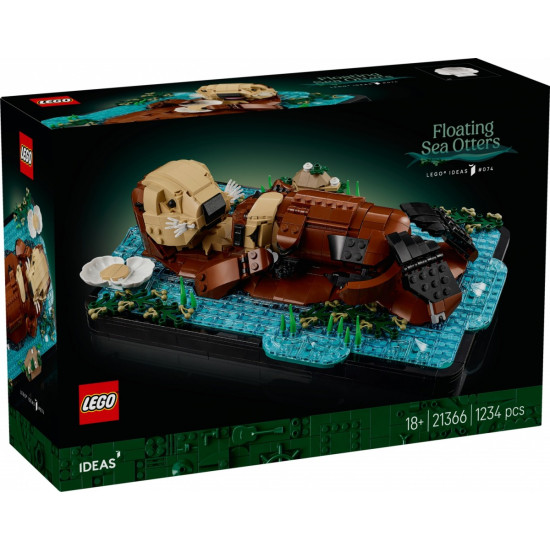 Klocki Ideas 21366 Pływające wydry 