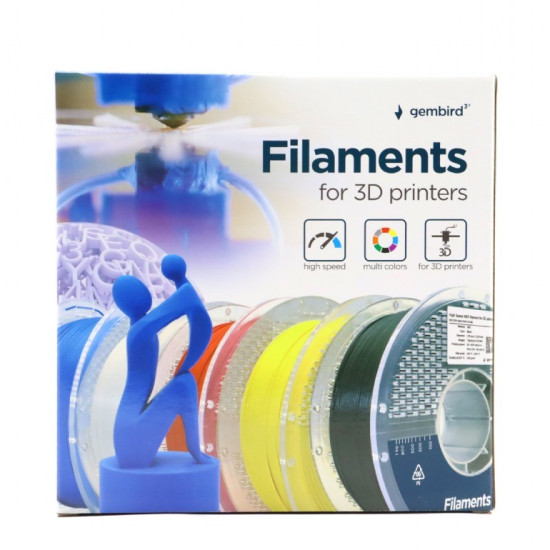 Filament ABS High Speed, 1,75 mm, 1 kg, biały