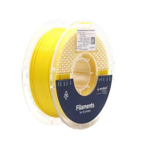 Filament PETG High Speed, 1,75 mm, 1 kg, żółty