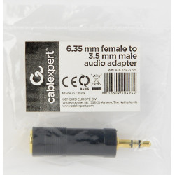 Wtyk adaptera audio od 6.35 mm do 3.5 mm 