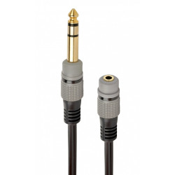 Adapter audio kabel 0,2m od 3,5mm do 6,35mm 