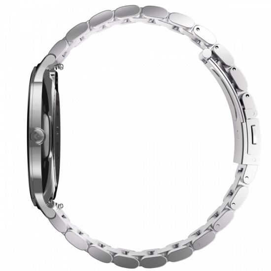 Smartwatch Quantum srebrny stalowy 