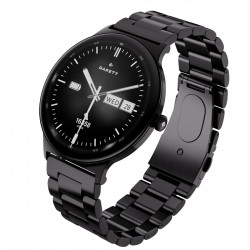 Smartwatch Quantum srebrny stalowy 