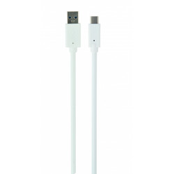 Kabel USB 3.0 typ C(AM/CM) 0.5m biały