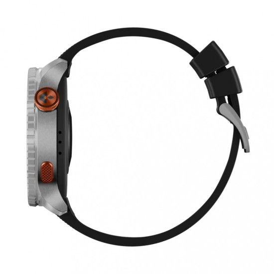 Smartwatch Compass GPS srebrny 