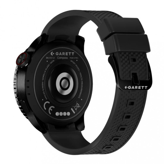 Smartwatch Compass GPS czarny 