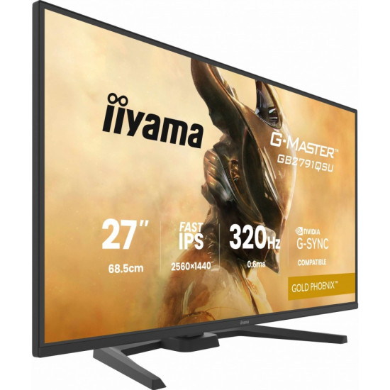 Monitor 25 cali GB2791QSU-B1 0.6ms,DP,2xHDMI 2.1 ,320Hz, Fast IPS,  WQHD,350 cd/m2, USB HUB x4 (2x Type-A, 2x Type-C), G-SYNC compatible - HDMI: 2