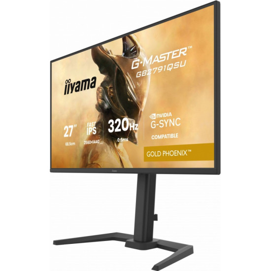 Monitor 25 cali GB2791QSU-B1 0.6ms,DP,2xHDMI 2.1 ,320Hz, Fast IPS,  WQHD,350 cd/m2, USB HUB x4 (2x Type-A, 2x Type-C), G-SYNC compatible - HDMI: 2