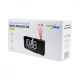Radiobudzik cyfrowy LED GB172 radio FM, alarm, zegar 12/24, zasilanie USB 5V DC, CR2032 