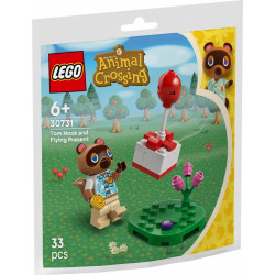Klocki Animal Crossing 30731 Tom Nook i latający prezent