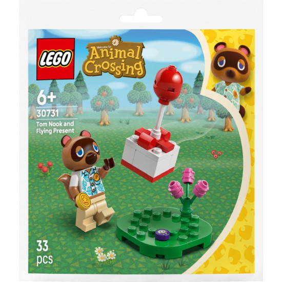 Klocki Animal Crossing 30731 Tom Nook i latający prezent