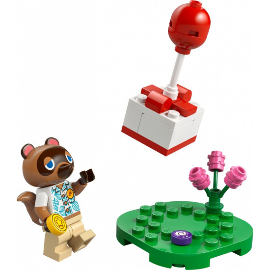 Klocki Animal Crossing 30731 Tom Nook i latający prezent