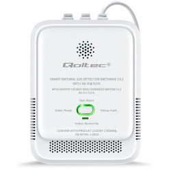 Czujnik wycieku gazu ziemnego | detektor CH4 | NG | Tuya | Wi-Fi | alarm 85dB | LED 