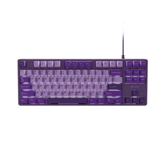 Klawiatura Fury Kanabo K2 US fioletowa podświetlenie mechaniczna