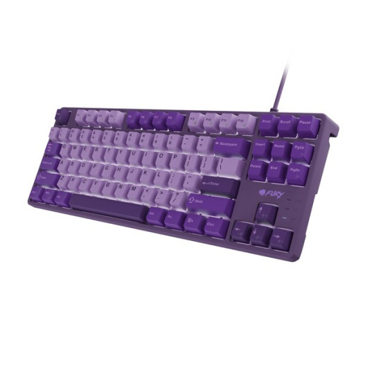 Klawiatura Fury Kanabo K2 US fioletowa podświetlenie mechaniczna