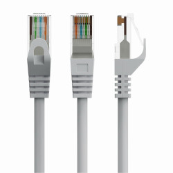Patchcord kat.6 UTP 20m kolor szary 