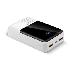 Powerbank 20 000 mAh 2X USB 1X USB-C 22,5W QC4.0 wyświetlacz LCD