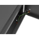 Szafa instalacyjna rack wisząca 19 cali 4U 600x450 czarna drzwi metalowe (flat pack) 