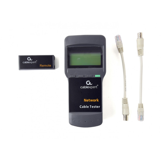 Cyfrowy tester kabli sieciowych, Cat 5E/6E, koncentryczne, telefoniczne