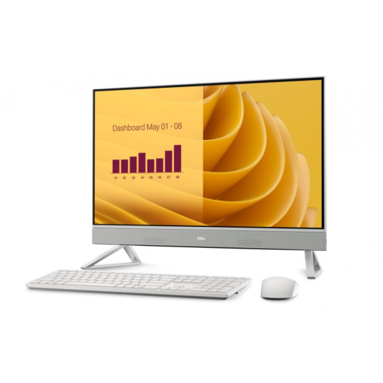 Komputer Dell 27 All-in-One EC27250 Win 11Pro/i5-1334U/16GB/512GB SSD/27.0 FHD/Intel Iris Xe/Cam/WLAN+BT/Wireless Kb & Mouse/3Y ProSupport