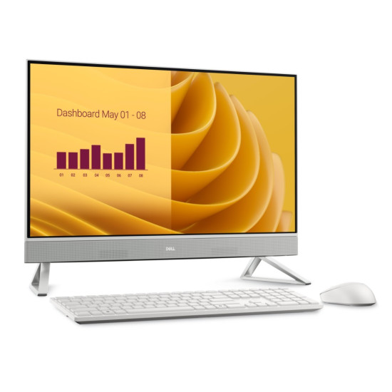 Komputer Dell 27 All-in-One EC27250 Win 11Pro/i5-1334U/16GB/512GB SSD/27.0 FHD/Intel Iris Xe/Cam/WLAN+BT/Wireless Kb & Mouse/3Y ProSupport