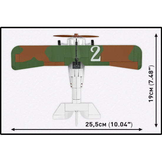 Klocki Nieuport 17 C.1 277 klocków