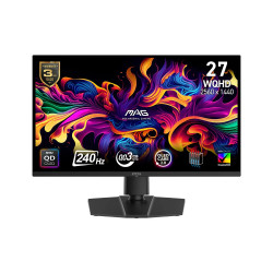 Monitor MAG 271QP QD-OLED X 24/26.5 cali/FLAT/QD-LED/WQHD/240Hz/Black 