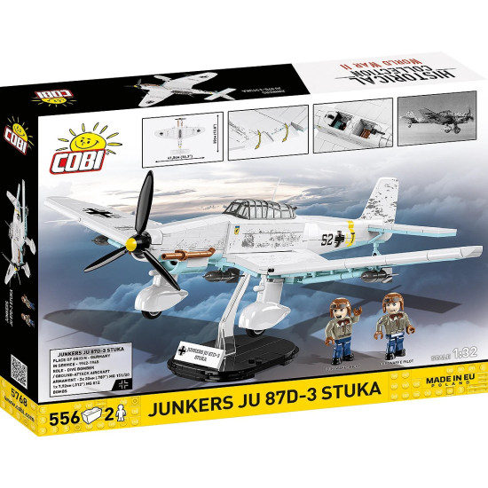 Klocki Junkers JU 87D-3 Stuka 556 klocków
