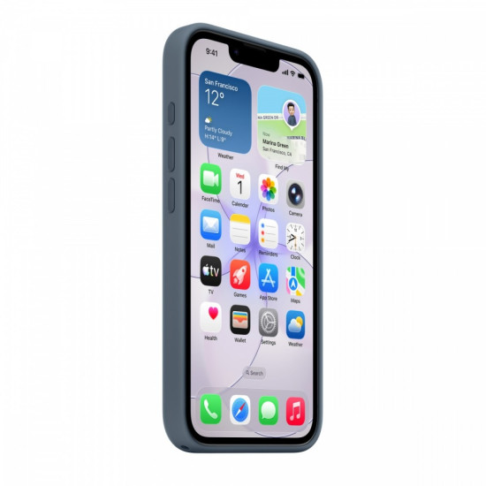 Etui silikonowe z MagSafe do iPhonea 17e - marynarski granat