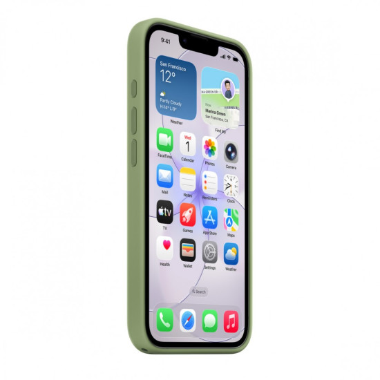 Etui silikonowe z MagSafe do iPhonea 17e - jasny mech