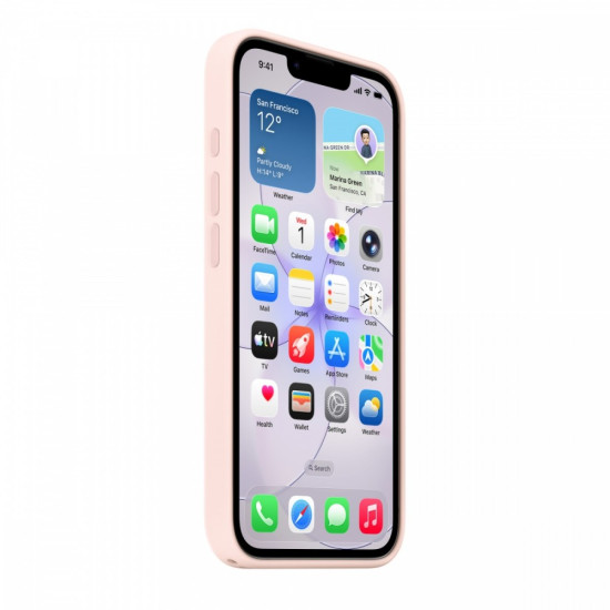 Etui silikonowe z MagSafe do iPhonea 17e - jasnoróżowe