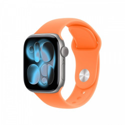 Pasek sportowy w kolorze klementynkowym do koperty 42 mm - rozmiar S/M
