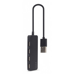 HUB USB 2.0 4-porty, czarny 