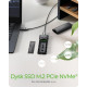 Obudowa dysku IB-1806MT-CU31 M.2 NVMe SSD 10 Gbps 