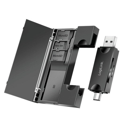 Czytnik kart USB3.2 Gen 1, SD/microSD 