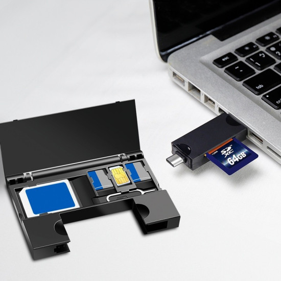 Czytnik kart USB3.2 Gen 1, SD/microSD 
