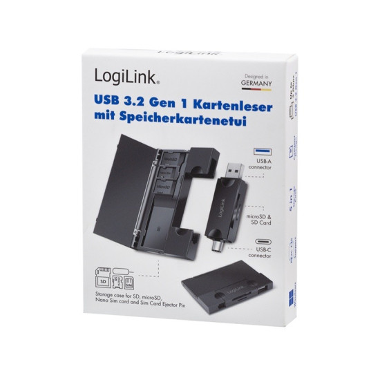 Czytnik kart USB3.2 Gen 1, SD/microSD 