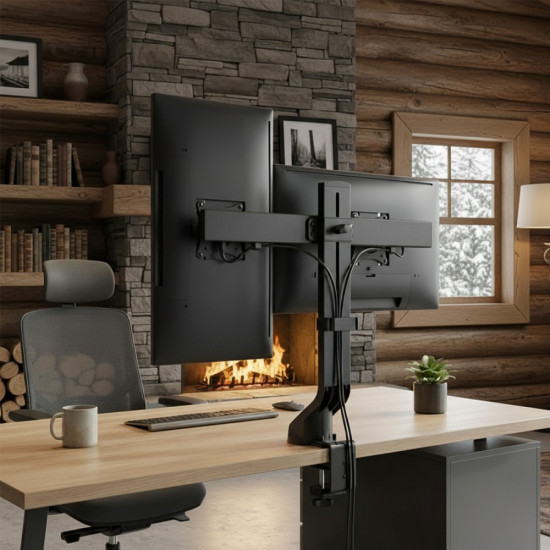 Uchwyt podwójny do monitora MC-854 