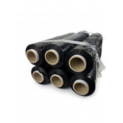 Folia stretch czarna 23mic 3,0kg x 6 BOX 