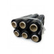 Folia stretch czarna 23mic 3,0kg x 6 BOX 