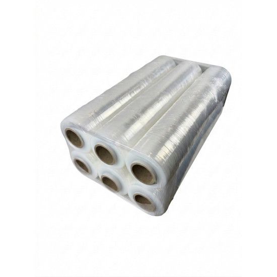Folia stretch transparent 23mic 3,0kg x 6 BOX 