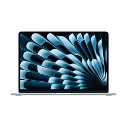 MacBook Air 15.3 cala: M5 10/10, 16GB, 512GB SSD, bez zasilacza - Błękitny