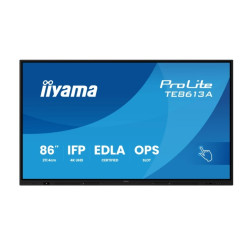 Monitor interaktywny 86 cali TE8613A-B2AG INFRARED,40pkt,IPS,4K,7H,500cd/m2,      WiFi,USB, ANDROID 14, Google EDLA,2x20W, UCHWYT ŚCIENNY 