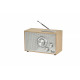 Radio OR SŁOWIK USB/BT jasny brąz 