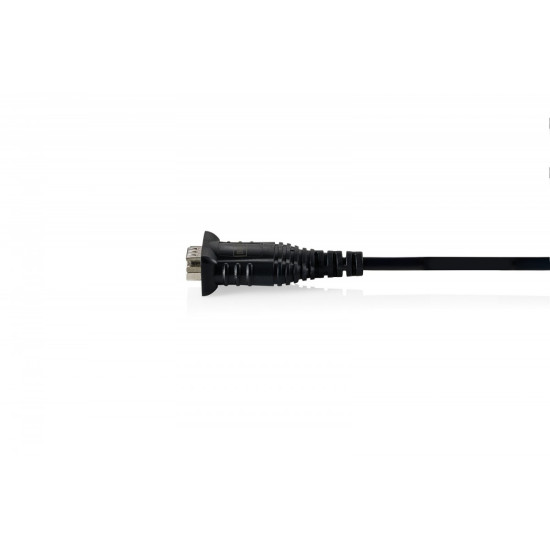 Kabel adapter USB 2.0 - DB9 RS232 M/Ż, chipset FTDI (FT232RNL), PVC, czarny, 1.8 m